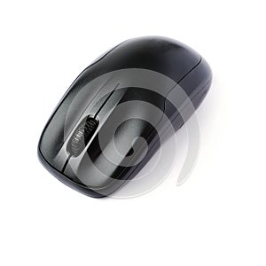 Wireless computer mouse isolated over white background