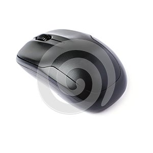 Wireless computer mouse isolated over white background