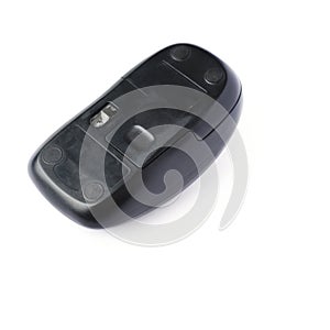 Wireless computer mouse isolated over white background