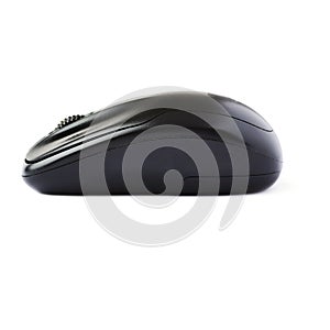 Wireless computer mouse isolated over white background