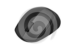 Wireless computer mouse isolated on white background - clipping paths