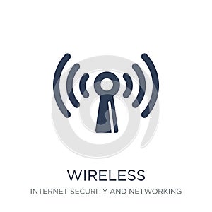 Wireless connection icon. Trendy flat vector Wireless connection