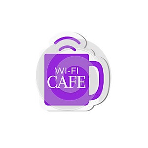 Wireless connection sticker