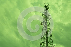 Wireless Data Communication Tower and Telephony