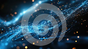 wireless flowing sensor network