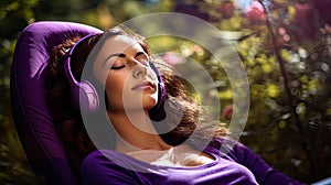 wireless headphones purple