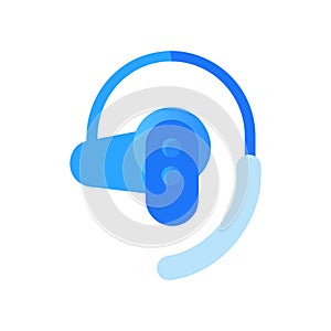 Wireless Headset Icon for Bluetooth Devices