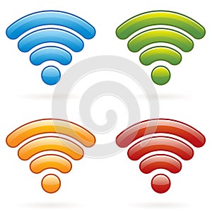 Wireless Icons EPS photo