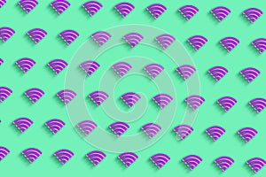 Wireless internet access, free wifi connection, Internet technology, networking concept