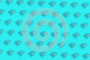 Wireless internet access, free wifi connection, Internet technology, networking concept