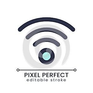 Wireless internet pixel perfect RGB color ui icon