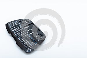 Wireless keyboard with mousepad. Ideal for smart tv box.