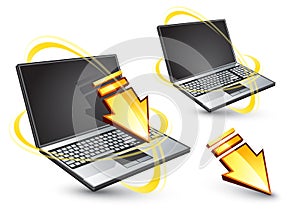 Wireless laptop computers