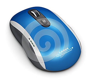 Wireless laser computer mouse