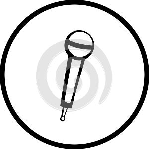 Wireless microphone vector illustration