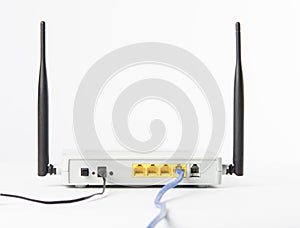 Wireless modem router network hub