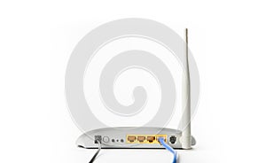 Wireless modem router network hub