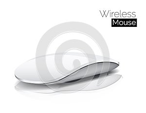 Wireless Mouse isolated on White