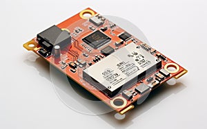 Wireless Network Card isolated on transparent background.