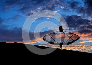 Wireless network communication technology via satellite.