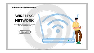 Wireless Network Connection Smartphone Vector