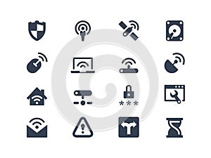 Wireless network icons