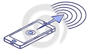 Wireless Phone Charging, Mobile Device Connectivity, Modern Technology, vector design Generative AI
