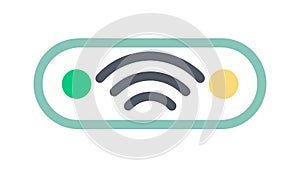 Wireless Router Device, Internet Connectivity Network Access, vector design Generative AI