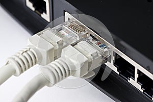 Wireless router and Lan cable