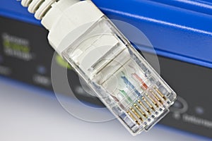 Wireless router and Lan cable