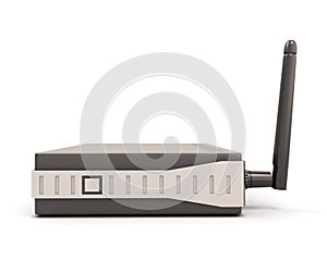 Wireless router side view