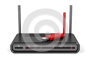 Wireless router and usb wireless adapter