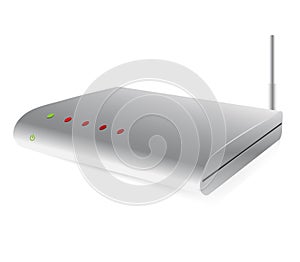 Wireless Router. Vector illustration