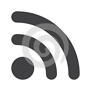 Wireless signal icon vector