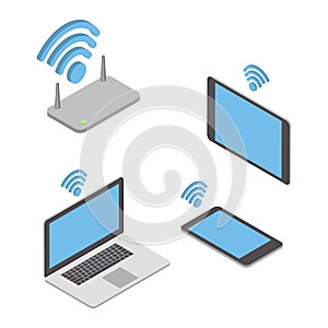 Wireless technologies. The concept of different wireless mobile