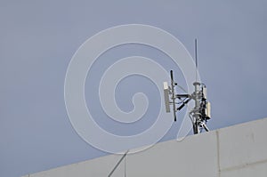 Wireless telephone antennas