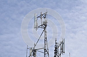 Wireless telephone antennas