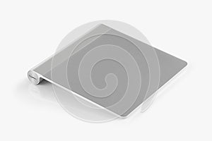 Wireless trackpad isolated on white background