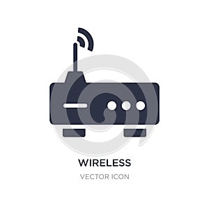 wireless transmitter icon on white background. Simple element illustration from Technology concept