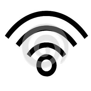 Wireless vector icon eps 10. Wi-fi symbol