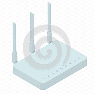 Wireless wi-fi router photo