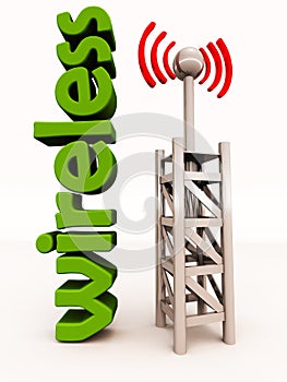 Wireless wi-fi signal photo