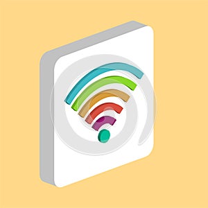 Wireless, WIFI computer symbol