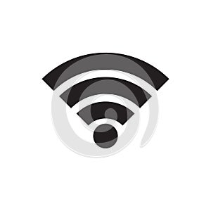 Wireless and wifi icon or wi-fi icon sign for remote internet access, Podcast vector symbol, vector illustration