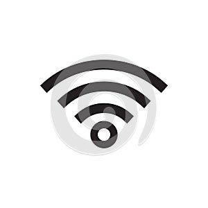 Wireless and wifi icon or wi-fi icon sign for remote internet access, Podcast vector symbol, vector illustration