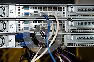 Wires in the computer lab