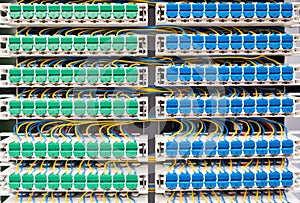 Wiring in broadband cabinet