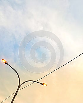 wiring harness for street lights in the morning