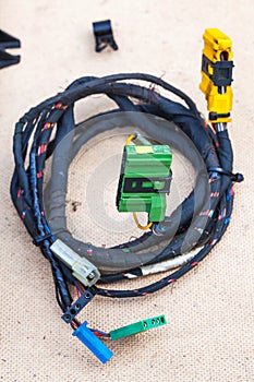 Wiring kit from an old car from the 80s