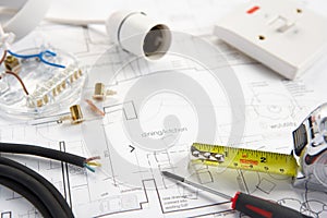 Wiring tools and materials